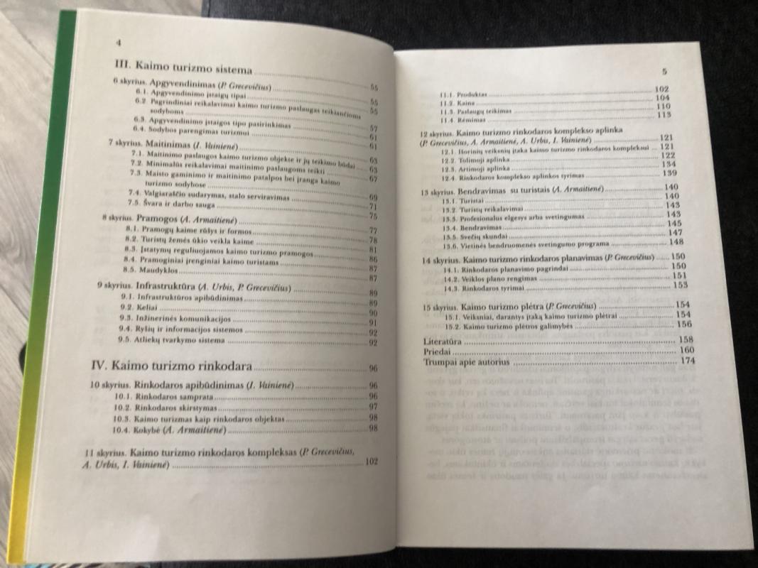 Kaimo turizmas - A. Armaitienė, ir kiti , knyga 4