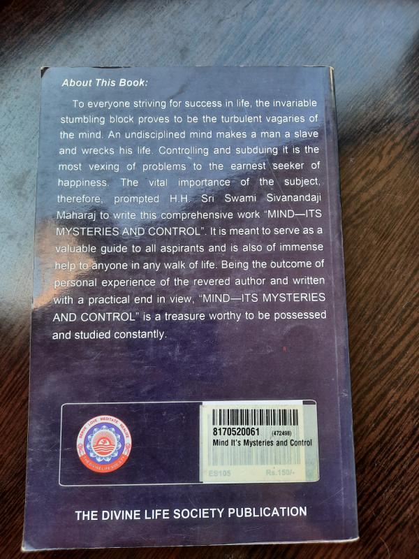 Mind its mysteries & control - Swami Sivananda, knyga 3