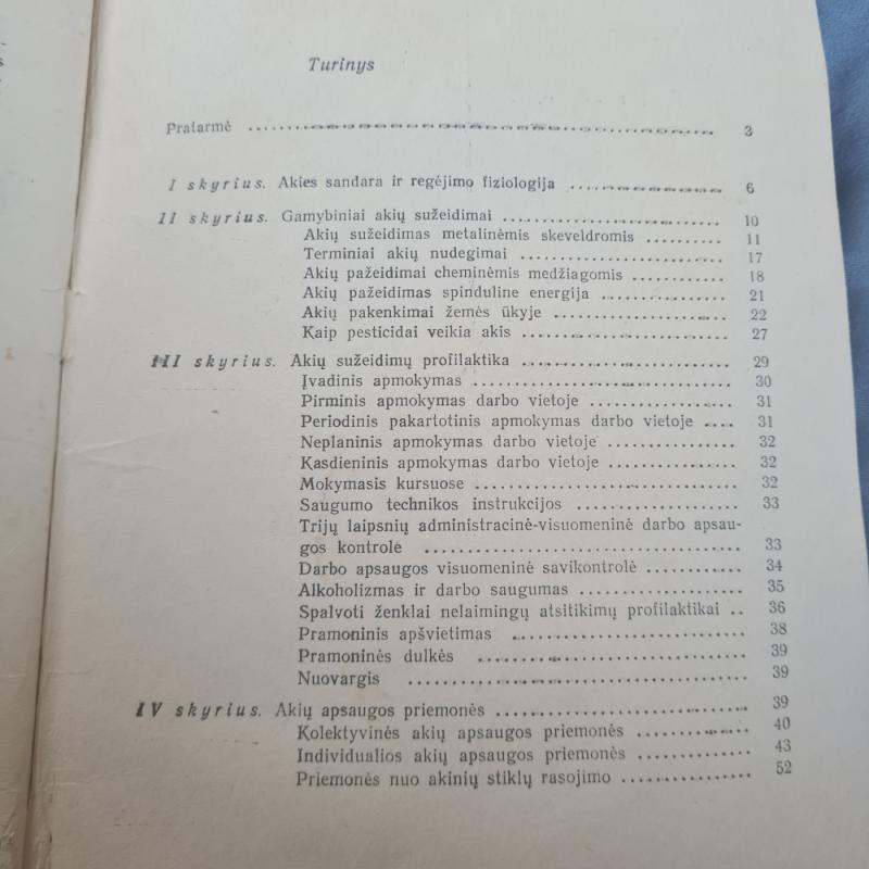 Akių traumų profilaktika - grazina chaleckiene, knyga 3