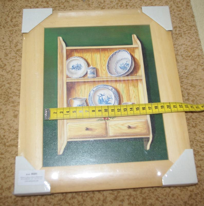 Nauja reprodukcija su indais mediniame rėmelyje 20x25 cm - , namai ir interjeras 3
