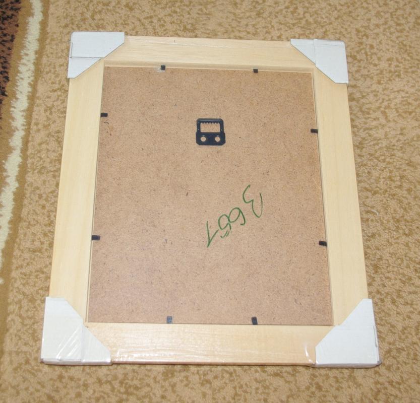 Nauja reprodukcija su indais mediniame rėmelyje 20x25 cm - , namai ir interjeras 6