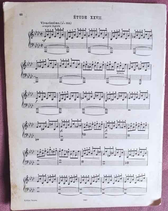 84 Etuden - J. B. Cramer, knyga 3