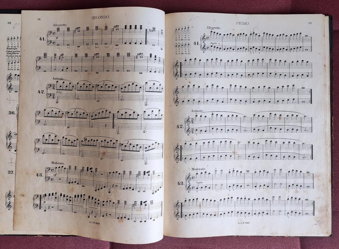 Vorshule im klavierspiel. Methode preparatoire pour le piano - Beyer F., knyga 3