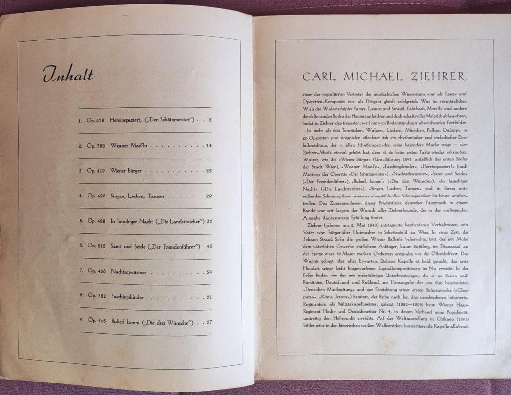 Berühmte Walzer - Ziehrer C. M., knyga 4