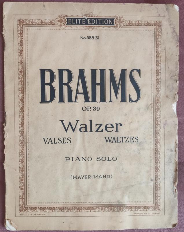 Walzer. Piano solo - Johannes Brahms, knyga 2