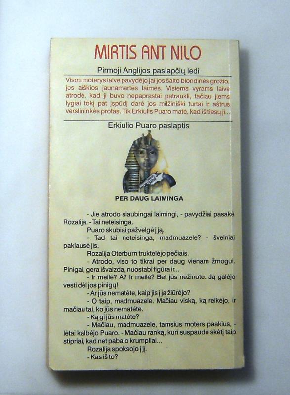 Mirtis ant Nilo - Agatha Christie, knyga 5