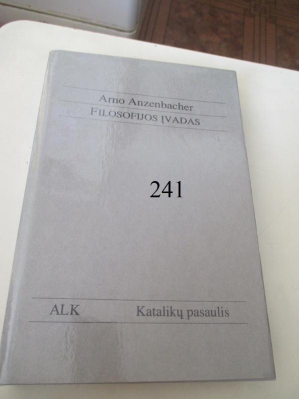 Filosofijos įvadas - Arno Anzenbacher, knyga 2