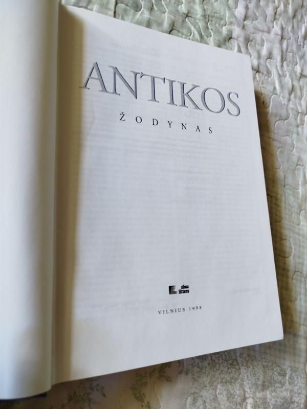 Antikos žodynas - Autorių Kolektyvas, knyga 3