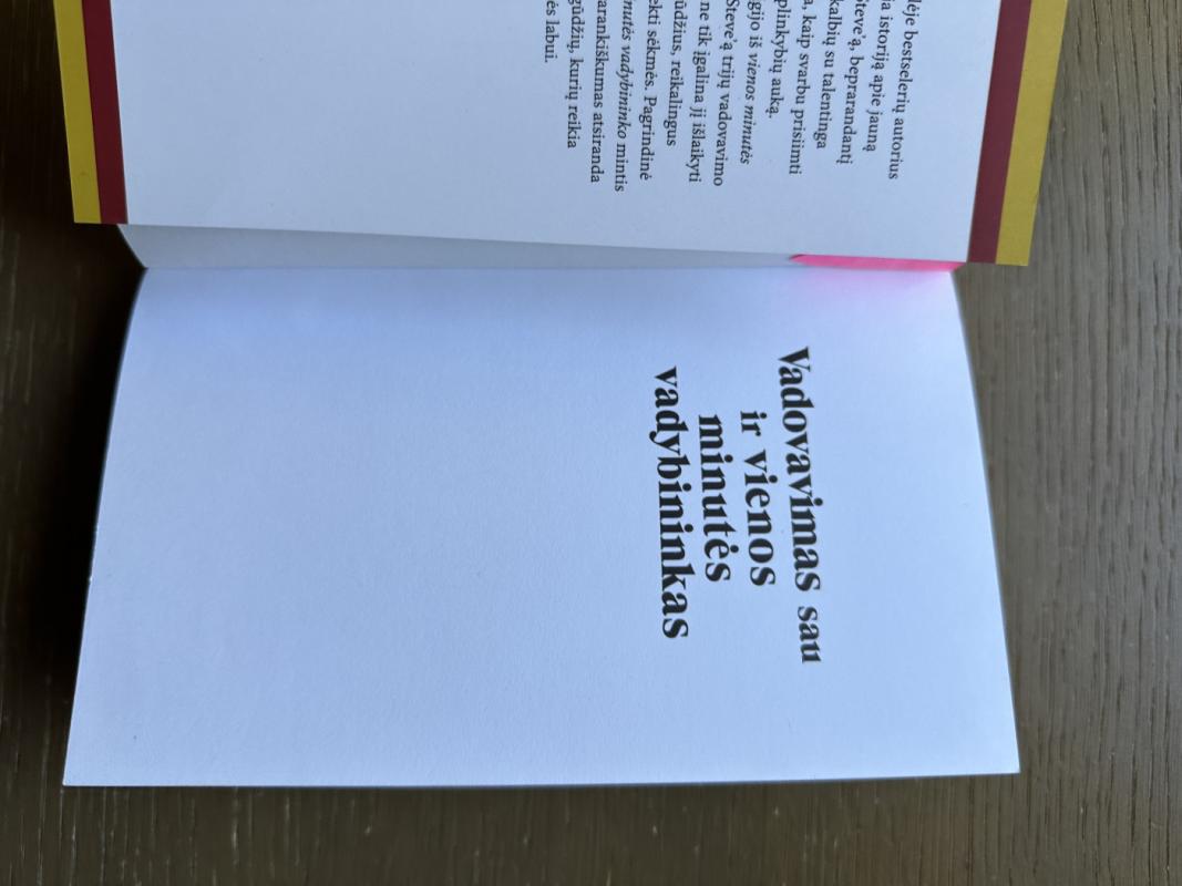 Vadovavimas sau ir vienos minutės vadybininkas - Autorių Kolektyvas, knyga 4