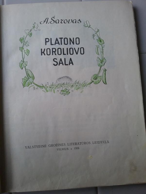Platono Koroliovo sala - A. Šarovas, knyga 3