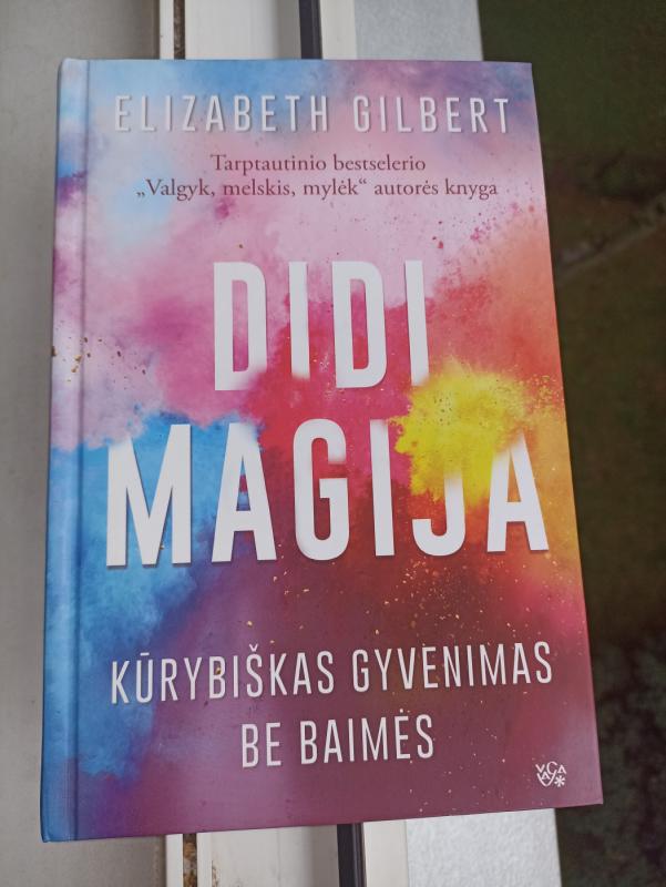 Didi magija: kūrybiškas gyvenimas be baimės - Elizabeth Gilbert, knyga 5
