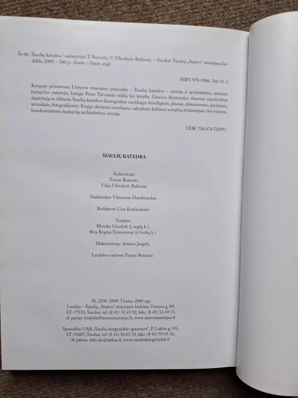 Šiaulių katedra - Autorių Kolektyvas, knyga 4