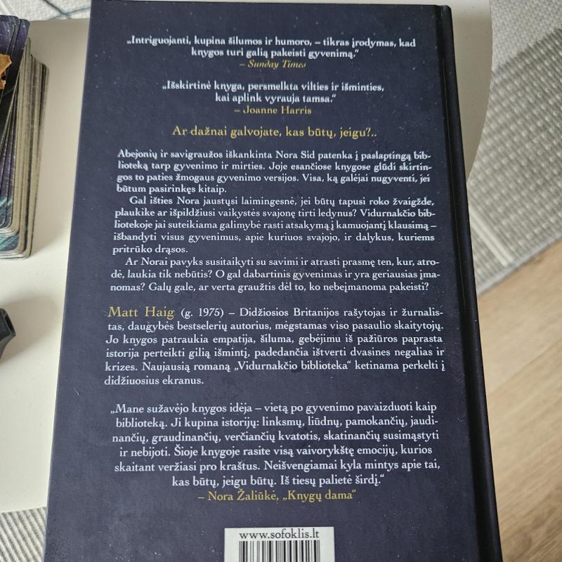 Vidurnakčio biblioteka - Matt Haig, knyga 3