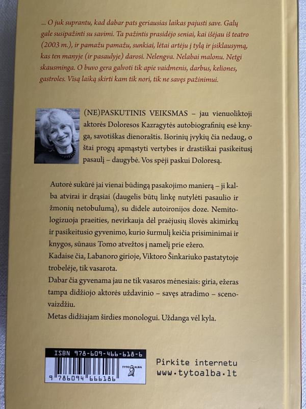 (Ne)paskutinis veiksmas - Doloresa Kazragytė, knyga 3