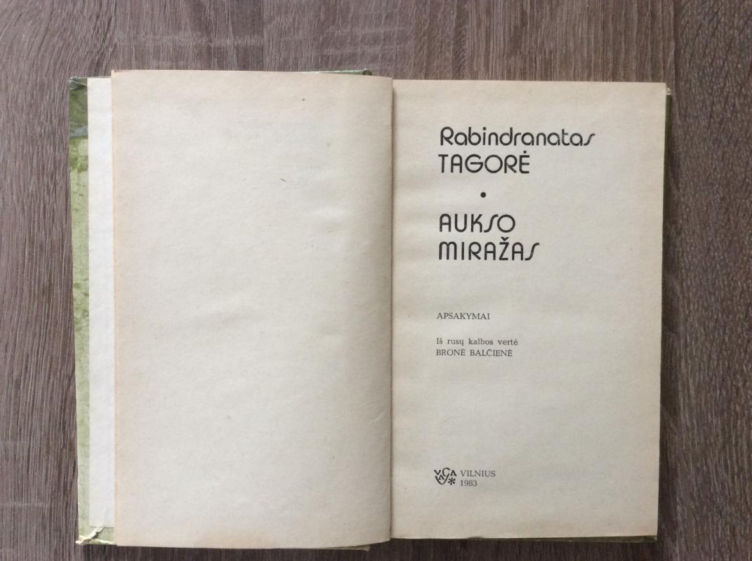 Aukso miražas - Rabindranatas Tagorė, knyga 3