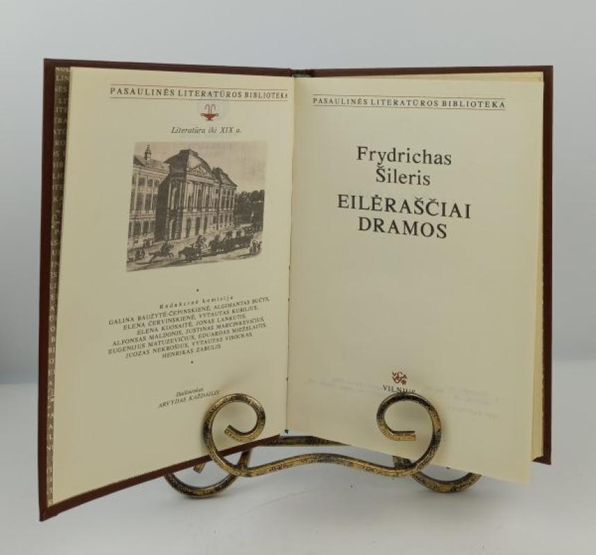 Eilėraščiai. Dramos - Fridrichas Šileris, knyga 3