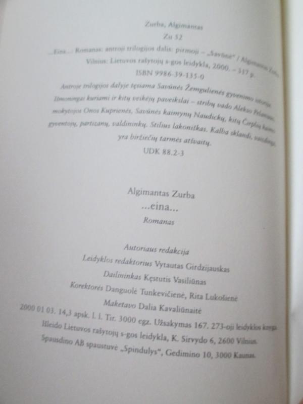 ...eina... - Algimantas Zurba, knyga 6