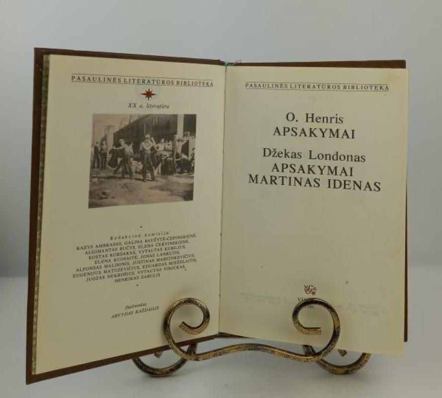 Apsakymai. Martinas Idenas - O. Henris, D.  Londonas, knyga 3