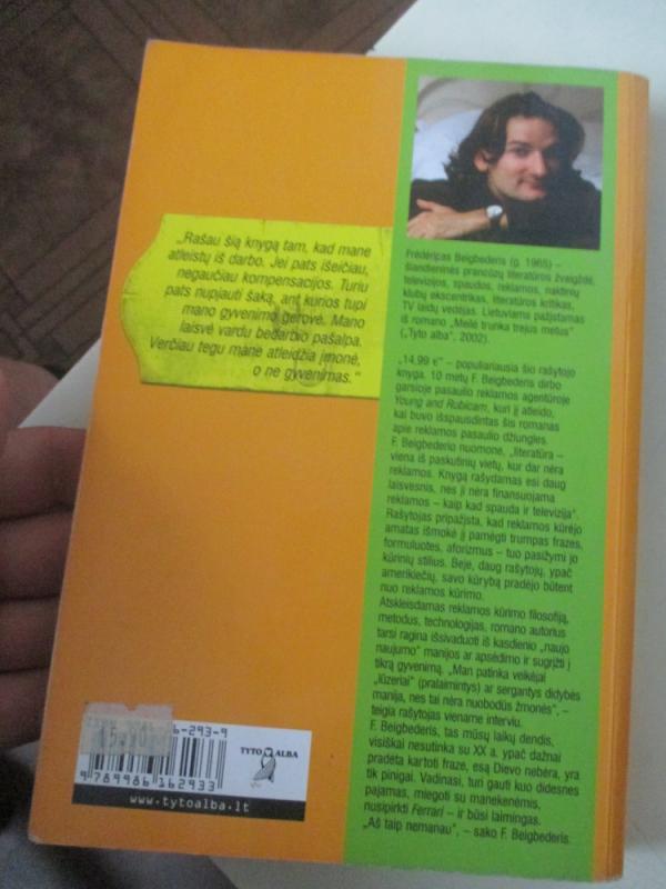 14.99 € - Frederic Beigbeder, knyga 6