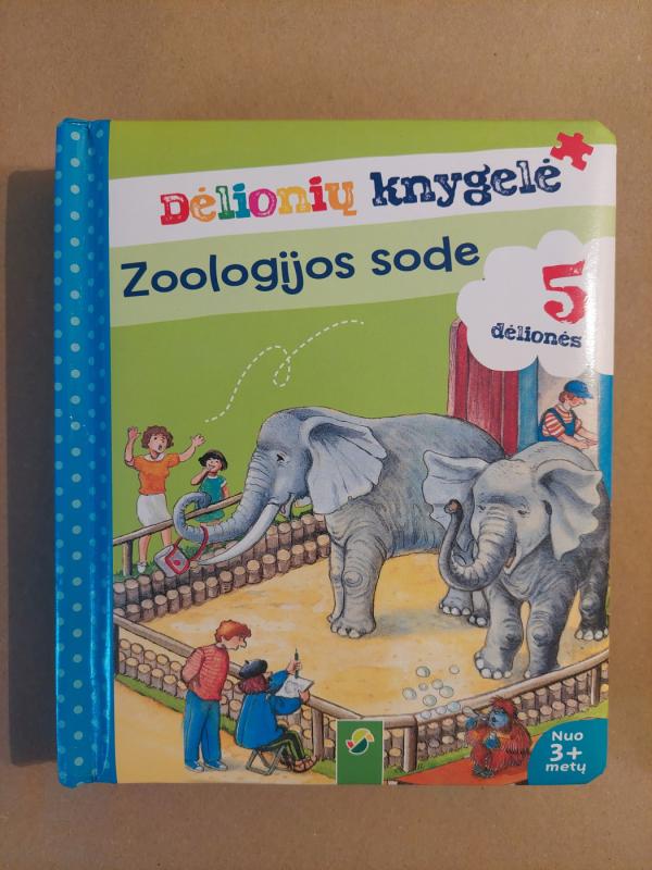 Dėlionių knygelė. Zoologijos sode - Autorių Kolektyvas, knyga 2