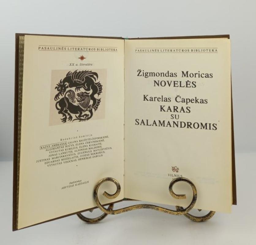 Novelės. Karas su Salamandromis - Karelas Čapekas, knyga 3