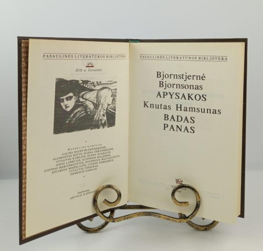 Apysakos. Badas. Panas - Bjornstjernė Bjornsonas, Knutas  Hamsunas, knyga 3