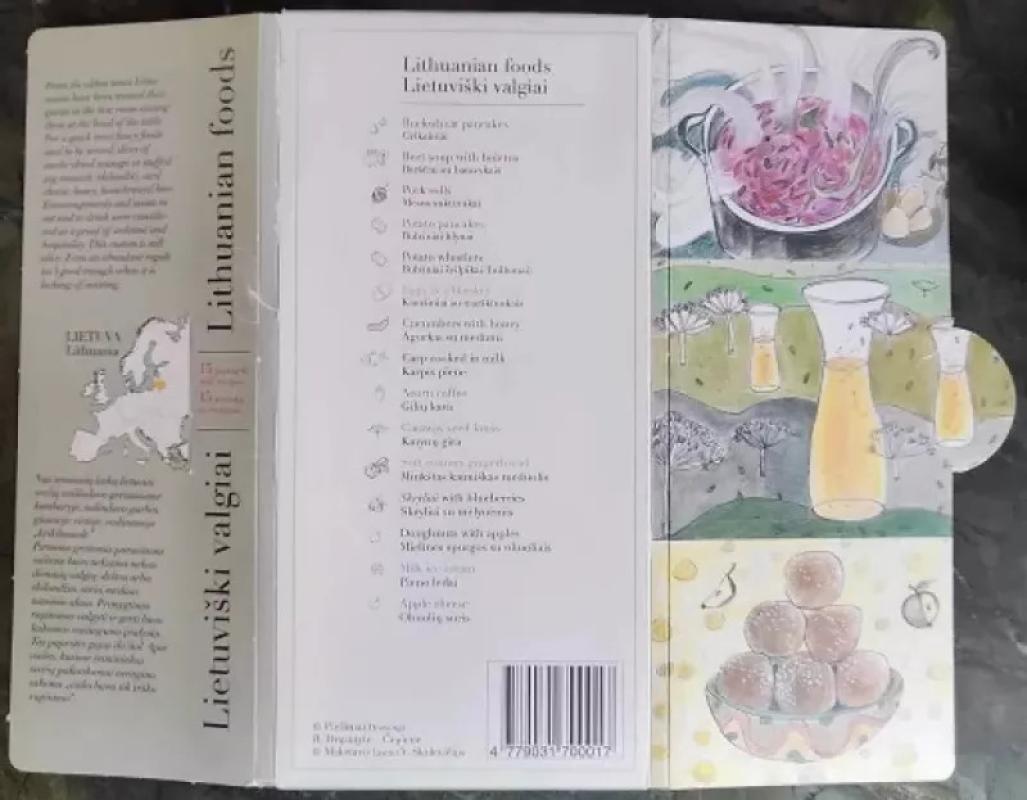 Lietuviški valgiai. 15 atvirukų su receptais - R. Drąsutienė-Čepienė, knyga 3