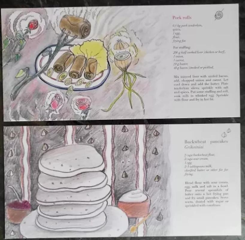 Lietuviški valgiai. 15 atvirukų su receptais - R. Drąsutienė-Čepienė, knyga 4