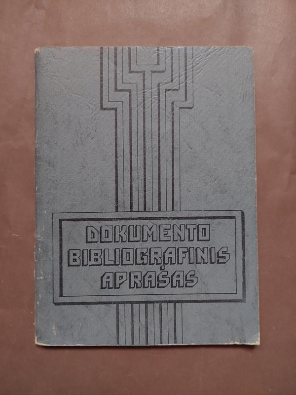 Dokumento bibliografinis aprašas - Vanda Stonienė, knyga 2