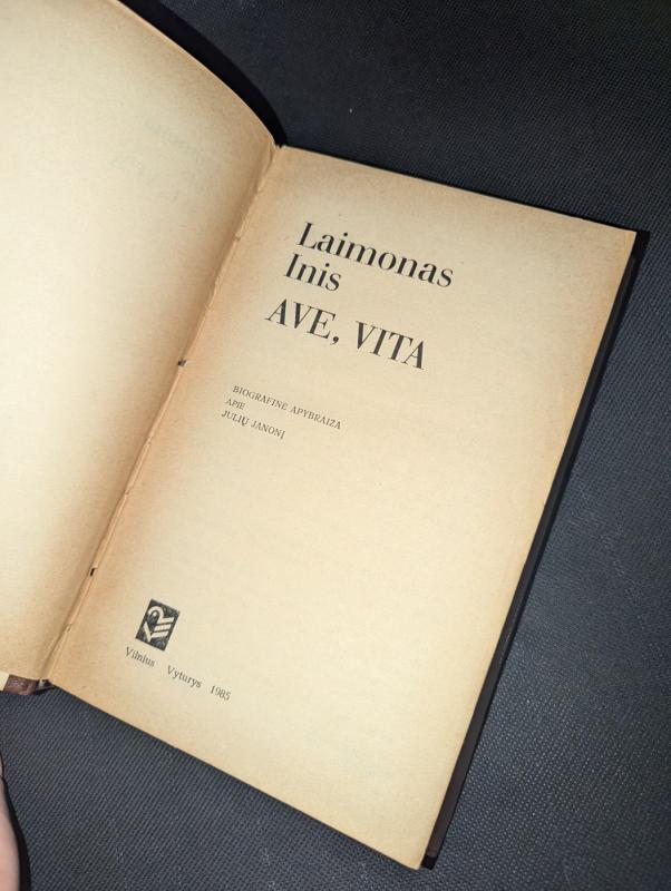 Ave, Vita - Laimonas Inis, knyga 3