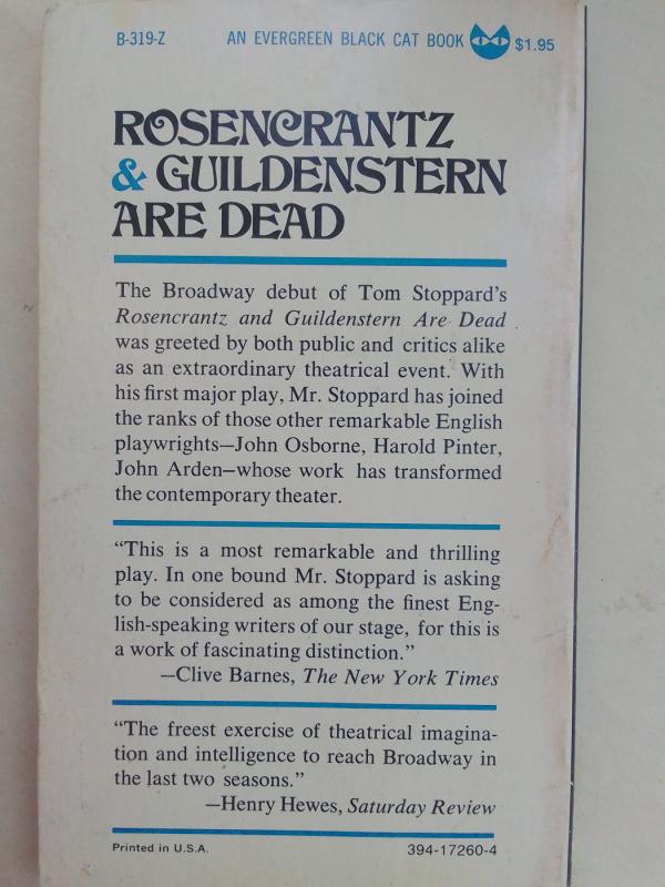 Rosencrantz & Guildenstern are dead - Tom Stoppard, knyga 5