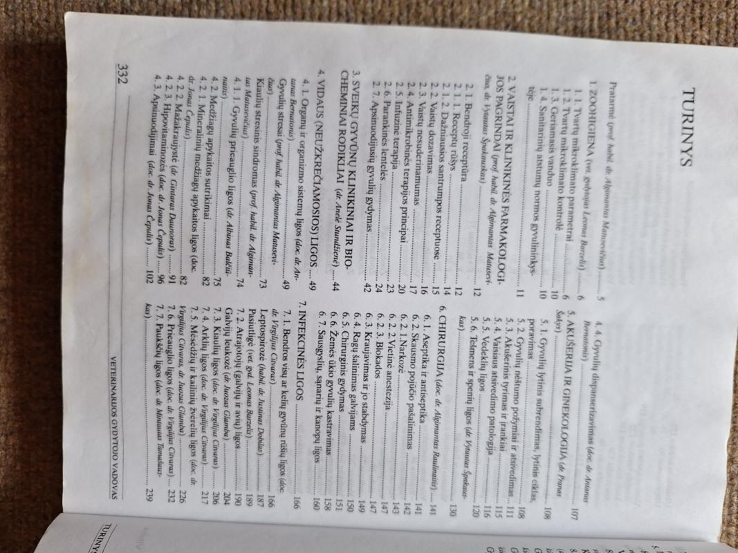 Veterinarijos gydytojo vadovas - Algimantas Matulevičius, knyga 5