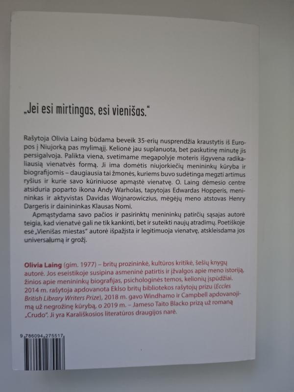 Vienišas miestas: menas būti vienam Niujorke - Olivija Laing, knyga 3