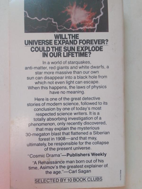 The collapsing universe. The story of black holes - Isaac Asimov, knyga 3
