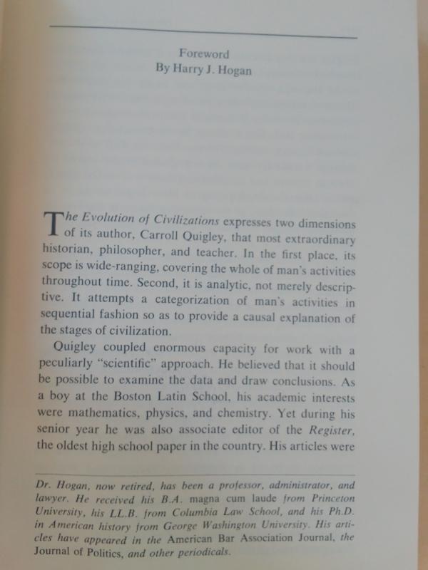 The evolution of civilizations - Caroll Quigley, knyga 6