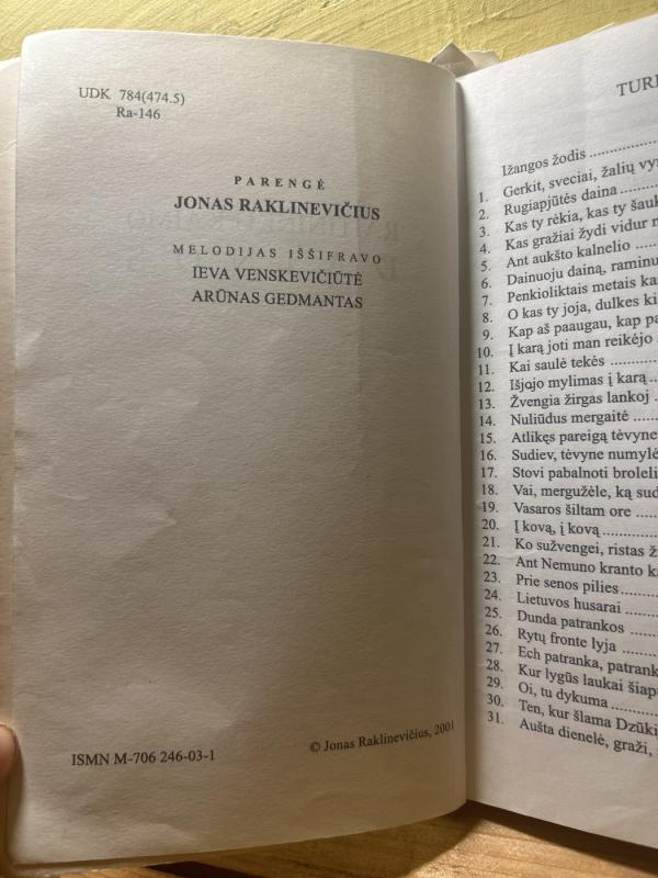 RAITININKŲ KAIMO DAINOS - Jonas Raklinevicius, knyga 4