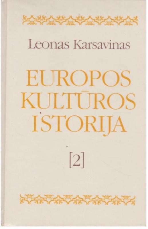 Europos kultūros istorija (3 knygos) - L. Karsavinas, knyga 3
