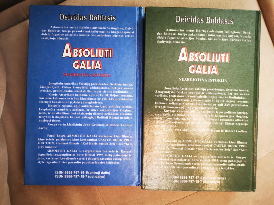 Absoliuti galia (dvi dalys) - Deividas Boldasis, knyga 3
