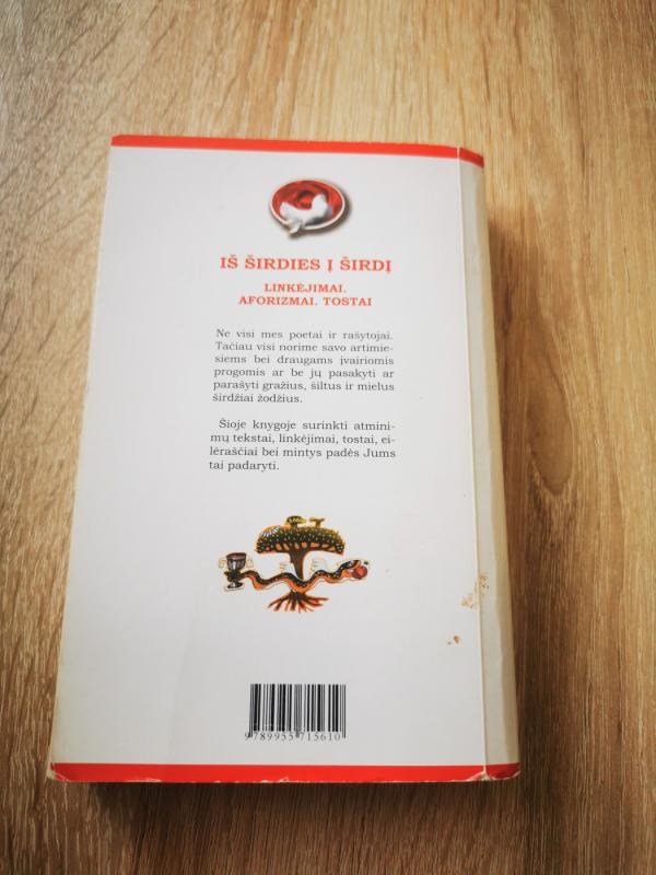 Iš širdies į širdį: Linkėjimai. Aforizmai. Tostai. - Gražina Sasnauskienė, knyga 3