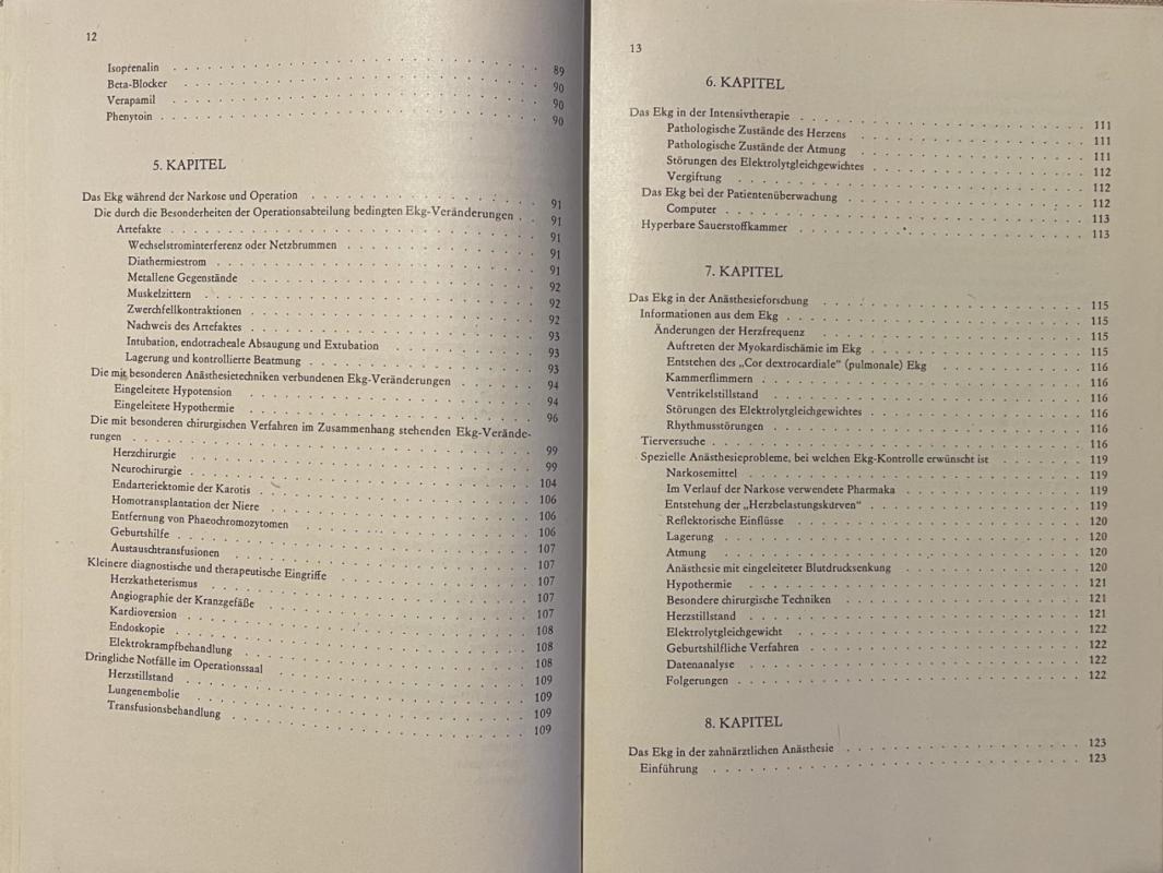Elektrokardiographie für den Anästhesisten - W.N. Rollason, knyga 6