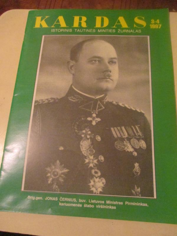 Kardas 1997 Nr. 3 - 4 - Autorių Kolektyvas, knyga 3