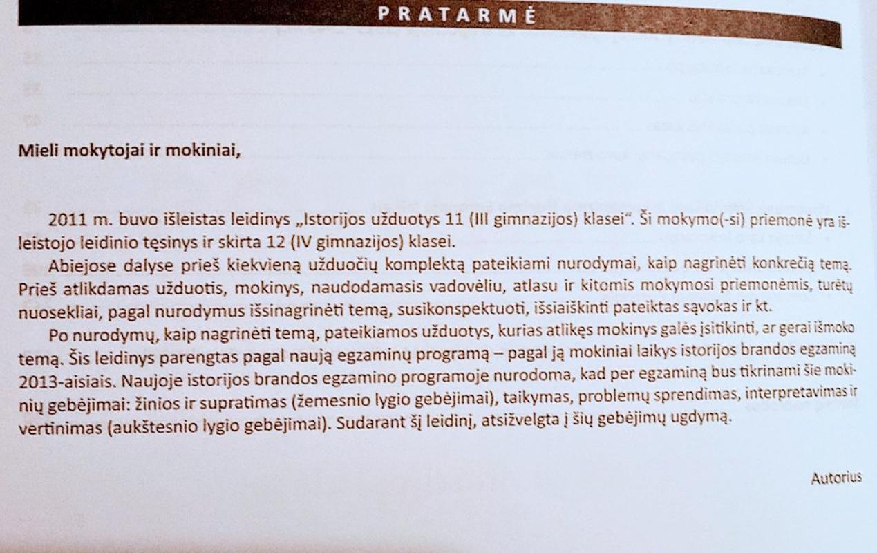 Istorijos užduotys. 12 klasei - Virginijus Navickas, knyga 5