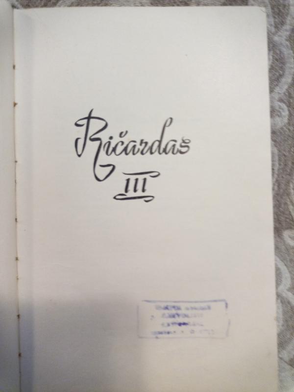 Raštai (V tomas) - Viljamas Šekspyras, knyga 4