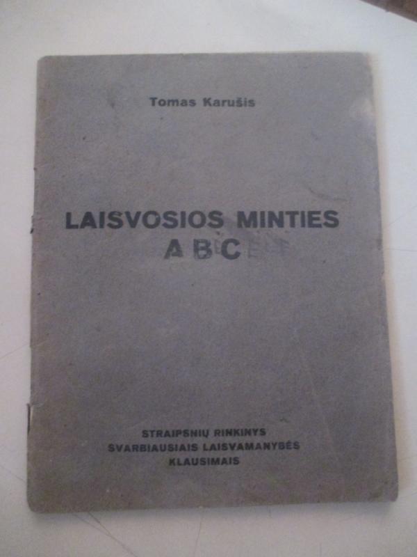 Laisvosios minties ABC - Tomas Karušis, knyga 3