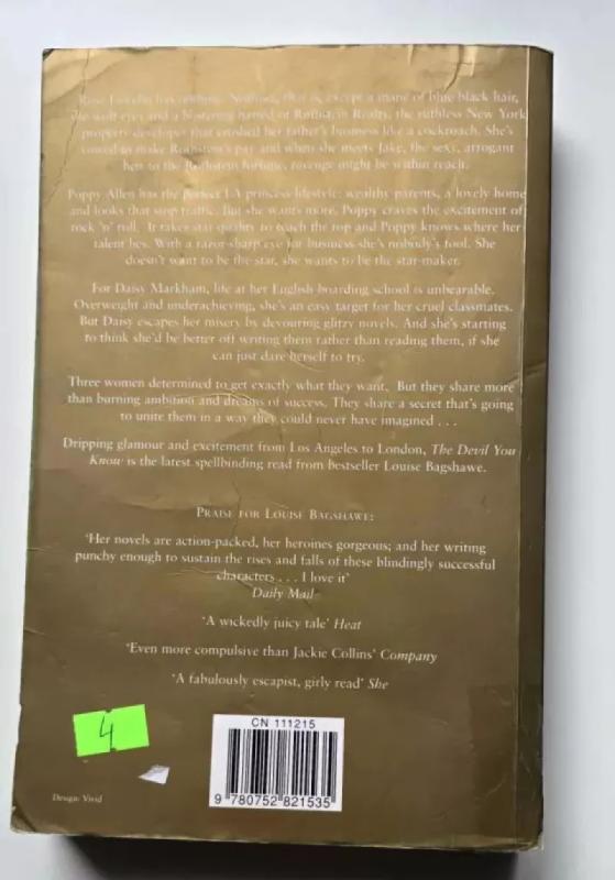 The Devil You Know - Louise Bagshawe, knyga 4