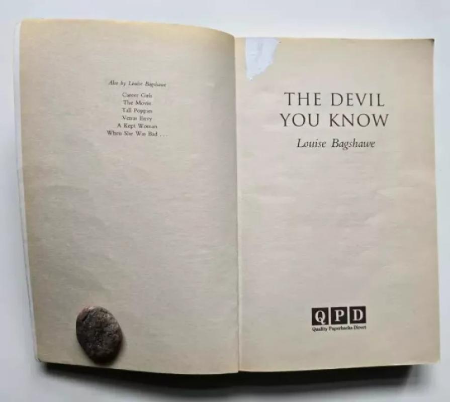 The Devil You Know - Louise Bagshawe, knyga 3