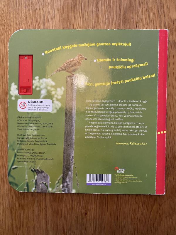 Lietuvos paukščiai. Paklausyk, ką jie sako - Selemonas Paltanavičius, knyga 3