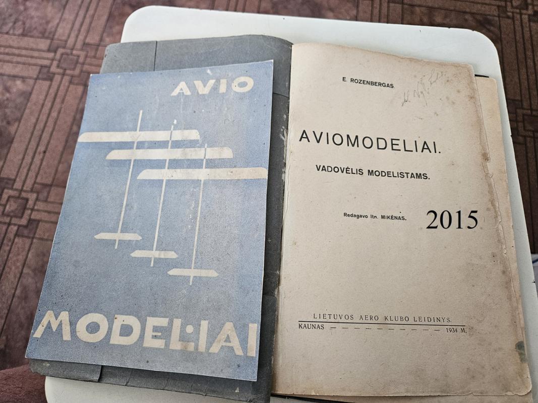 Aviomodeliai - Eduardas Rozenbergas, knyga 2