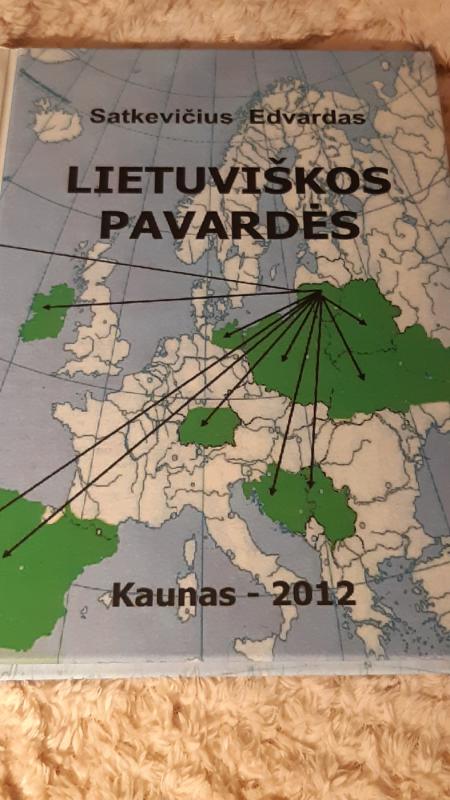 Lietuviškos pavardės - Edvardas Satkevičius, knyga 2