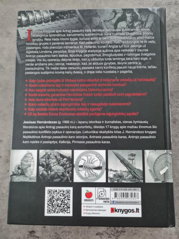 Slaptosios Antrojo pasaulinio karo operacijos - Jesus Hernandes, knyga 3